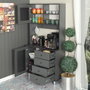 Hanah Home Armario Multiusos Grano 96 - Anthracite